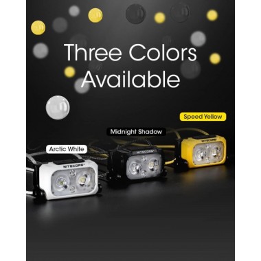 Фонарь налобный Фонарь NITECORE NU21 Speed Yellow (360люмен, 58 метров, 37часов, аккумулятор встроенный)